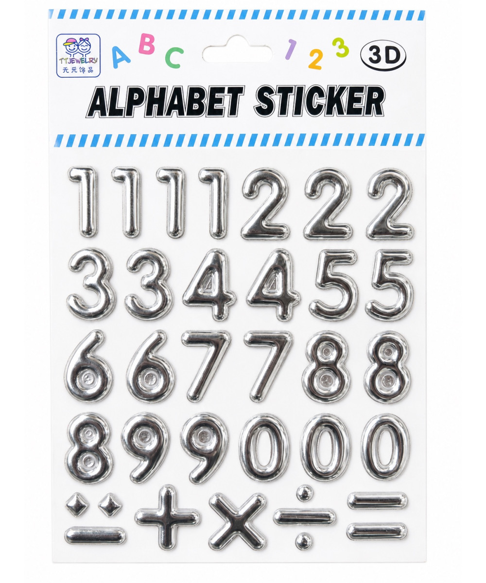 Sticker 3D me Numra Sticker 3D me Numra
