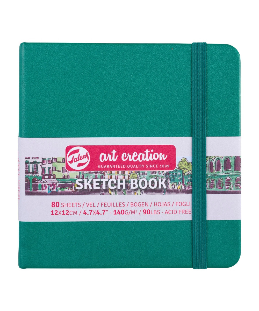 Talens Art Creation Sketch Book – Green (12 × 12 cm) Talens Art Creation Sketch Book – Green (12 × 12 cm)