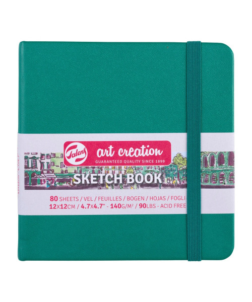 Talens Art Creation Sketch Book â Green (12 Ă 12 cm) Talens Art Creation Sketch Book â Green (12 Ă 12 cm)