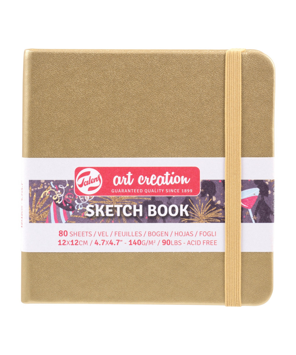 Talens Art Creation Sketch Book – Gold Edition (12 × 12 cm) Talens Art Creation Sketch Book – Gold Edition (12 × 12 cm)