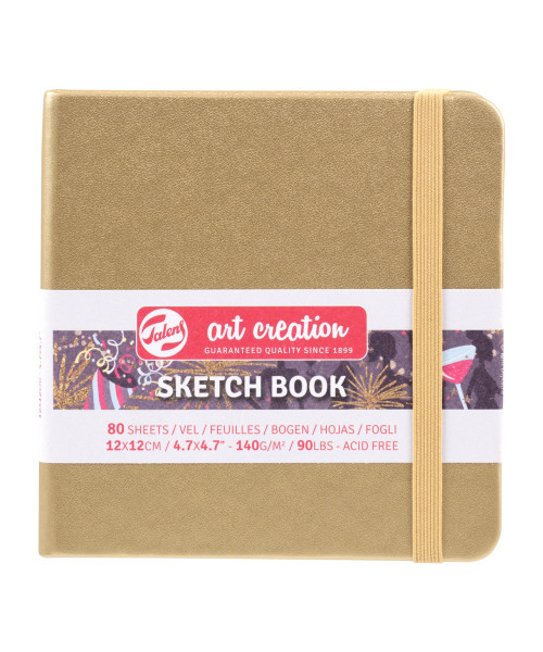 Talens Art Creation Sketch Book â Gold Edition (12 Ă 12 cm) Talens Art Creation Sketch Book â Gold Edition (12 Ă 12 cm)