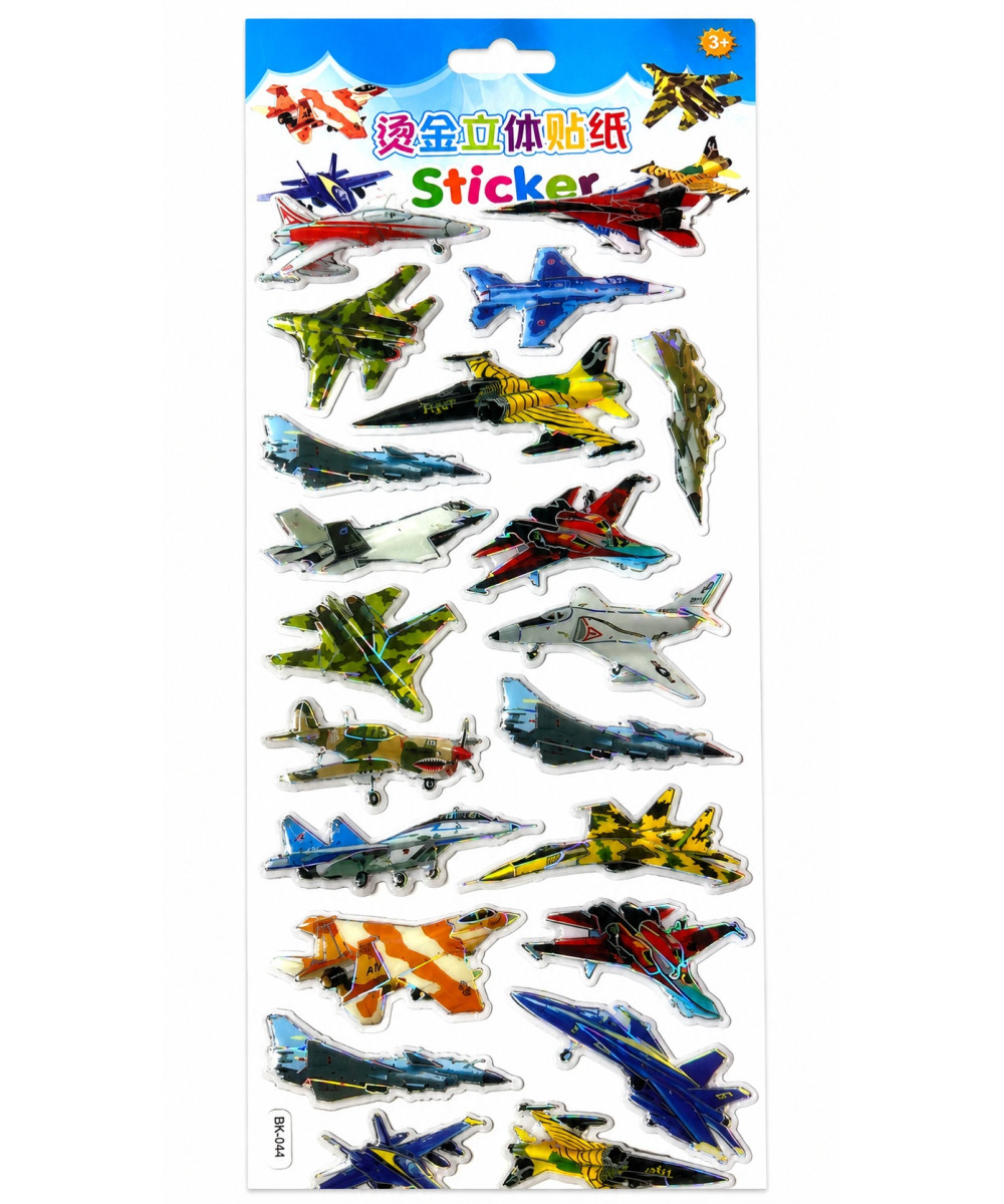 Sticker 3D me Avionë Luftarakë Sticker 3D me Avionë Luftarakë
