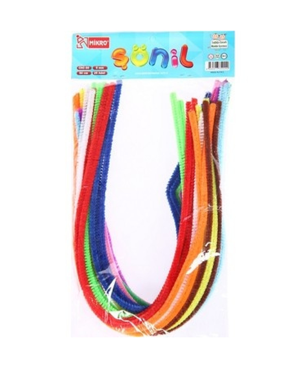Mikro Shenil (Chenille Stems) – Tela Kreativë Shumëngjyrësh Mikro Shenil (Chenille Stems) – Tela Kreativë Shumëngjyrësh
