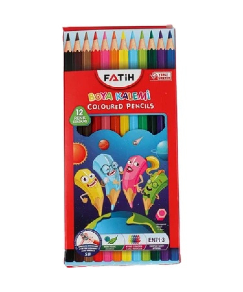 FATIH Boja Druri – Set me 12 Ngjyra (Coloured Pencils) FATIH Boja Druri – Set me 12 Ngjyra (Coloured Pencils)