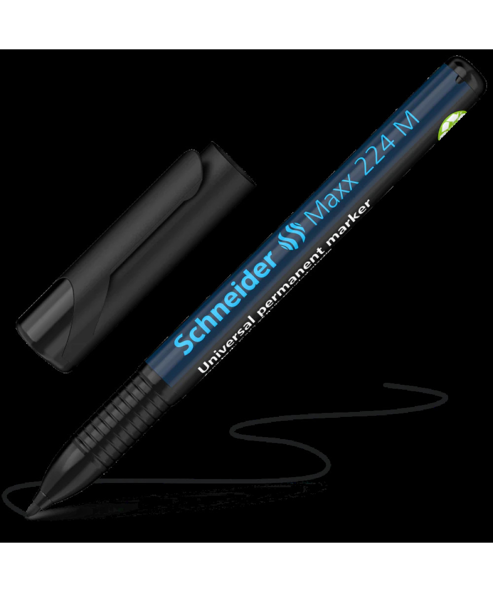Schneider Maxx 224 M Permanent Marker – Black Schneider Maxx 224 M Permanent Marker – Black