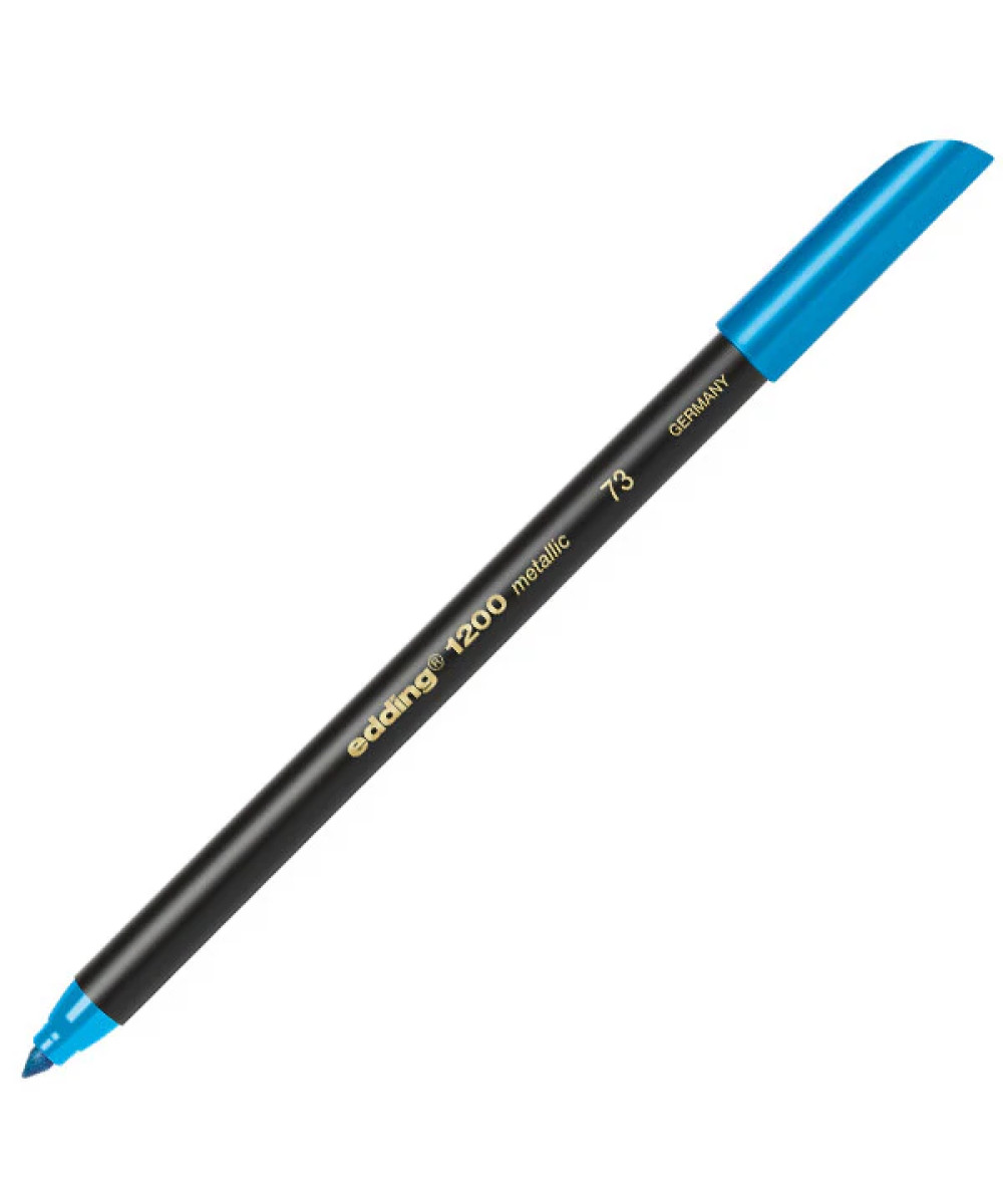 Edding 1200 Metallic 73 – Metallic Blue Marker Edding 1200 Metallic 73 – Metallic Blue Marker