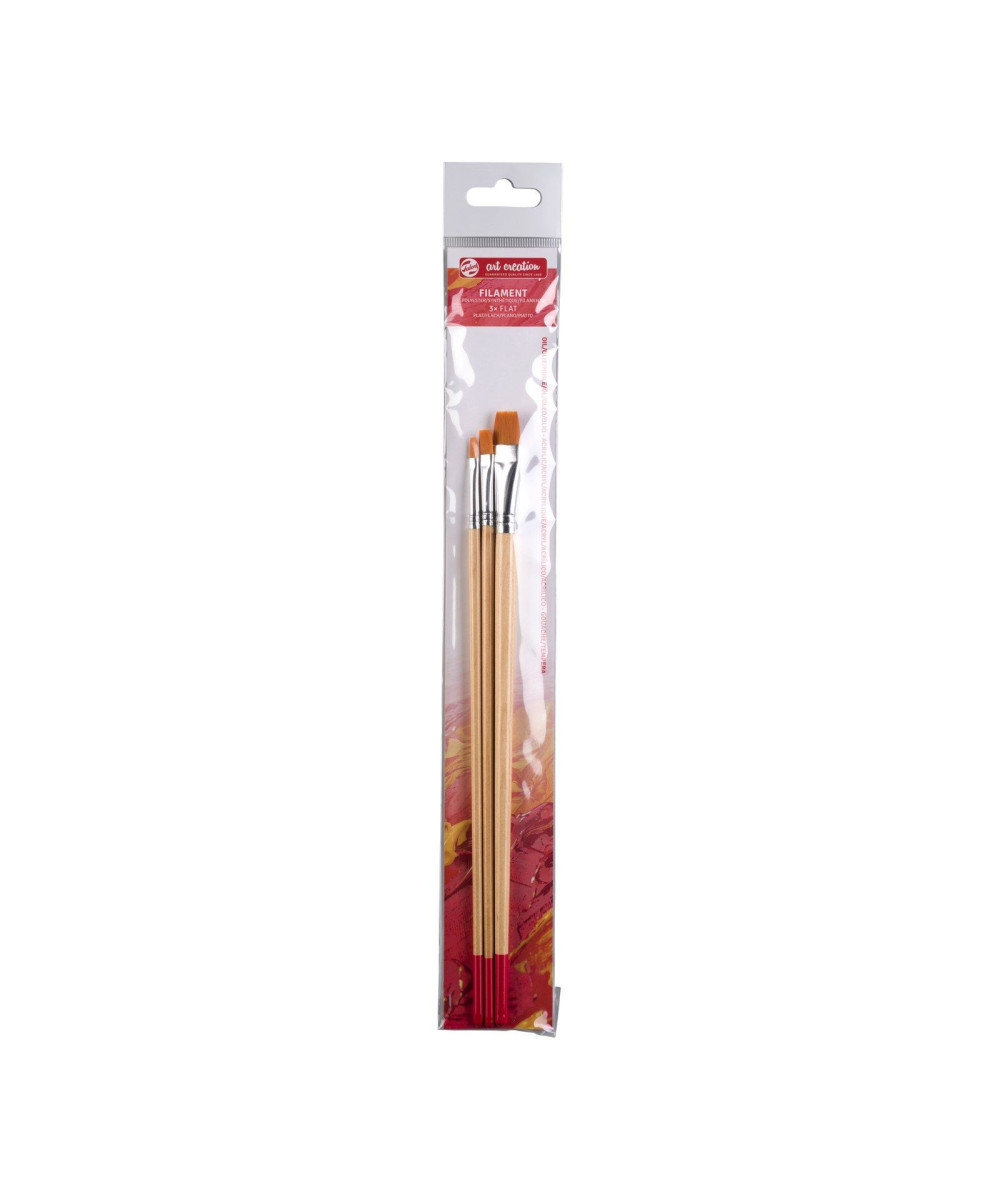 Set Furçash të Sheshta Filament – 3 Copë Set Furçash të Sheshta Filament – 3 Copë