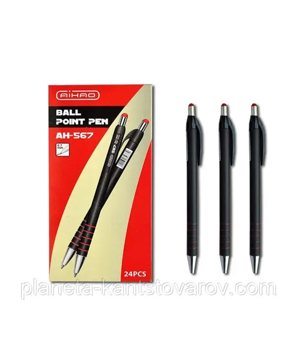Stilolaps Automatik AIHAO AH-567 0.7 mm i kuq Stilolaps Automatik AIHAO AH-567 0.7 mm i kuq