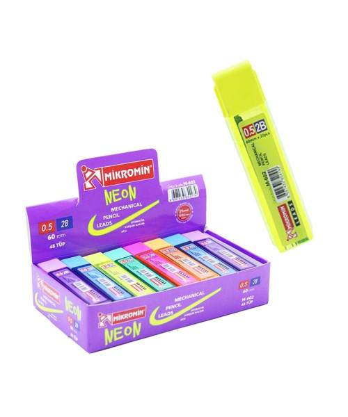 Mikromin Neon Mina për Laps Mekanik 0.5 mm 2B Mikromin Neon Mina për Laps Mekanik 0.5 mm 2B