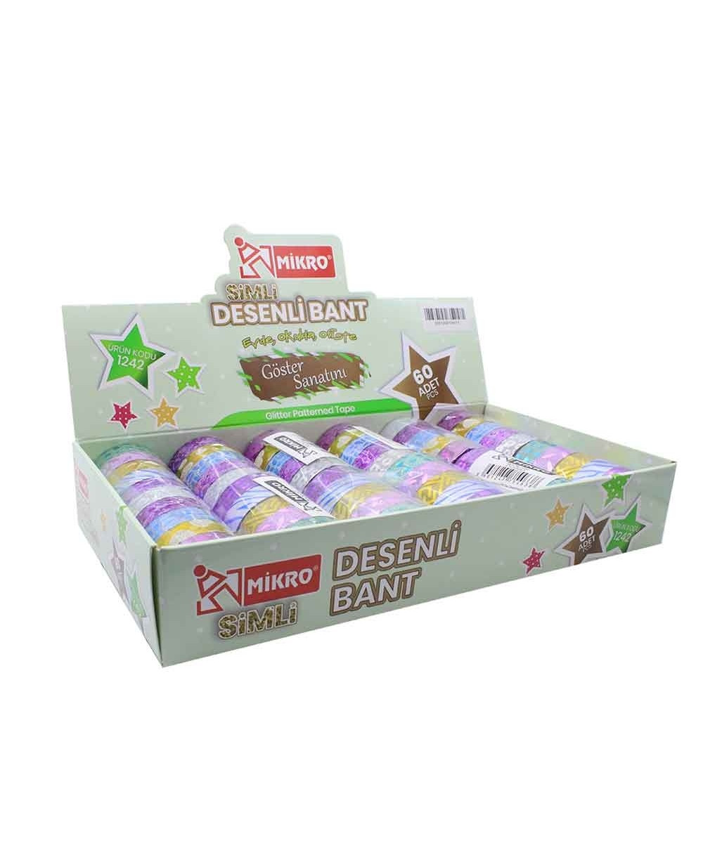 Shirit dekorativ me shkëlqim (Glitter Washi Tape) Shirit dekorativ me shkëlqim (Glitter Washi Tape)