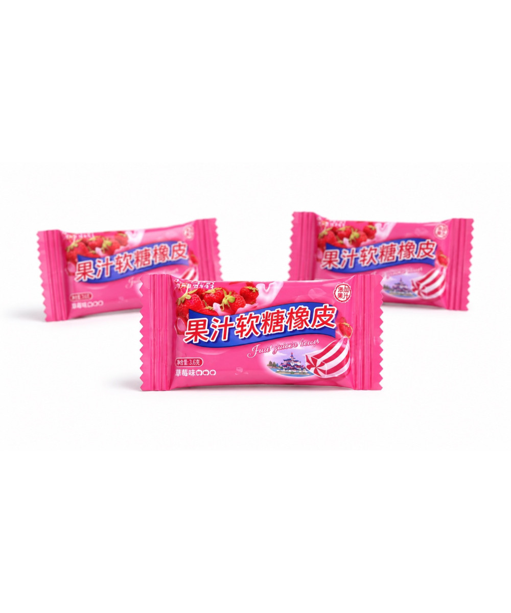 Gomë Fshirëse me Aromë Luleshtrydhe – Fruit Juice Candy Eraser Gomë Fshirëse me Aromë Luleshtrydhe – Fruit Juice Candy Eraser