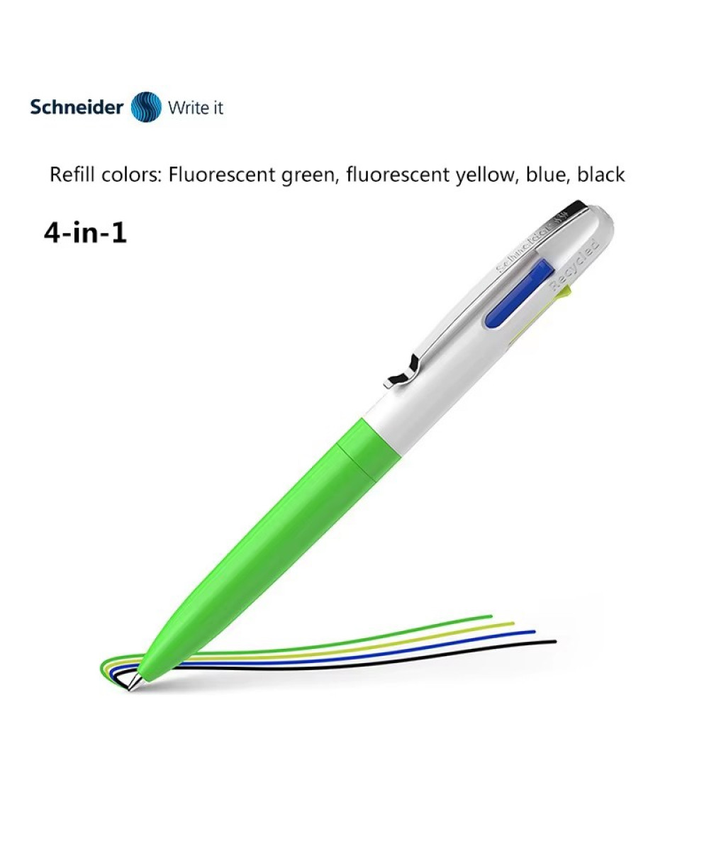 Schneider 4-in-1 Highlighter – Markues shumëfunksional (green) Schneider 4-in-1 Highlighter – Markues shumëfunksional (green)