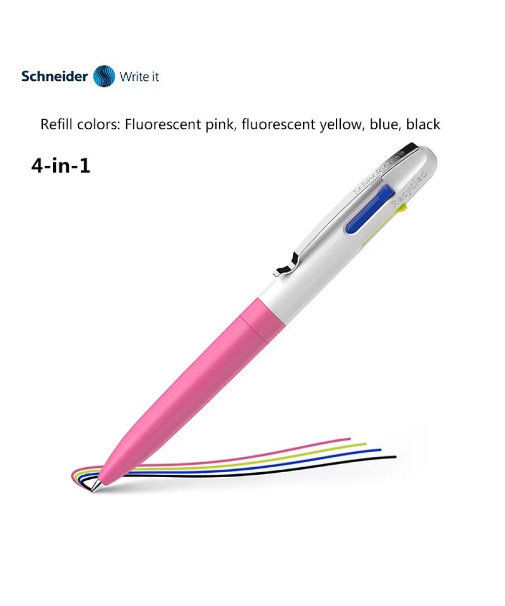 Schneider 4-in-1 Highlighter – Markues shumëfunksional (pink) Schneider 4-in-1 Highlighter – Markues shumëfunksional (pink)