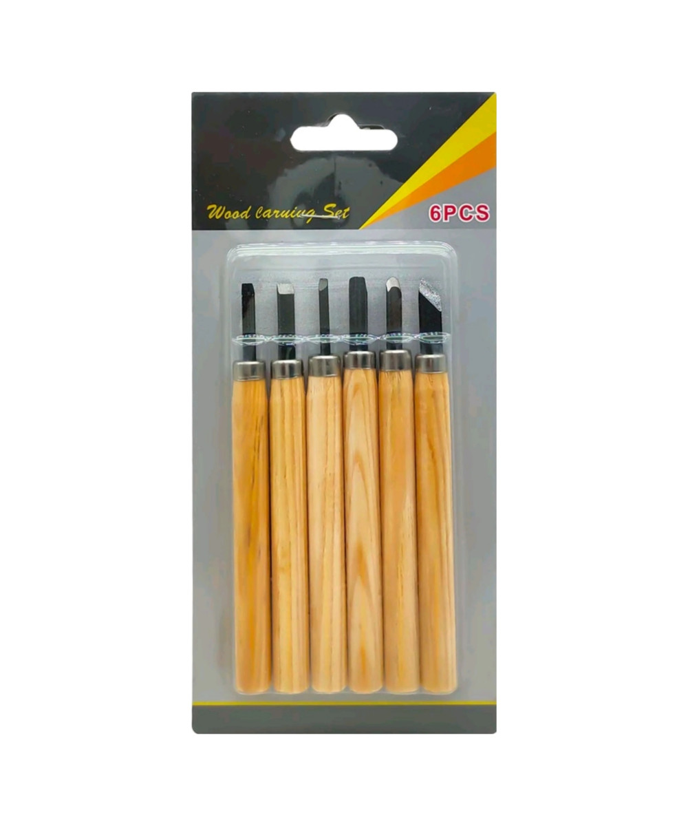 Wood Carving Set – 6 Copë Wood Carving Set – 6 Copë