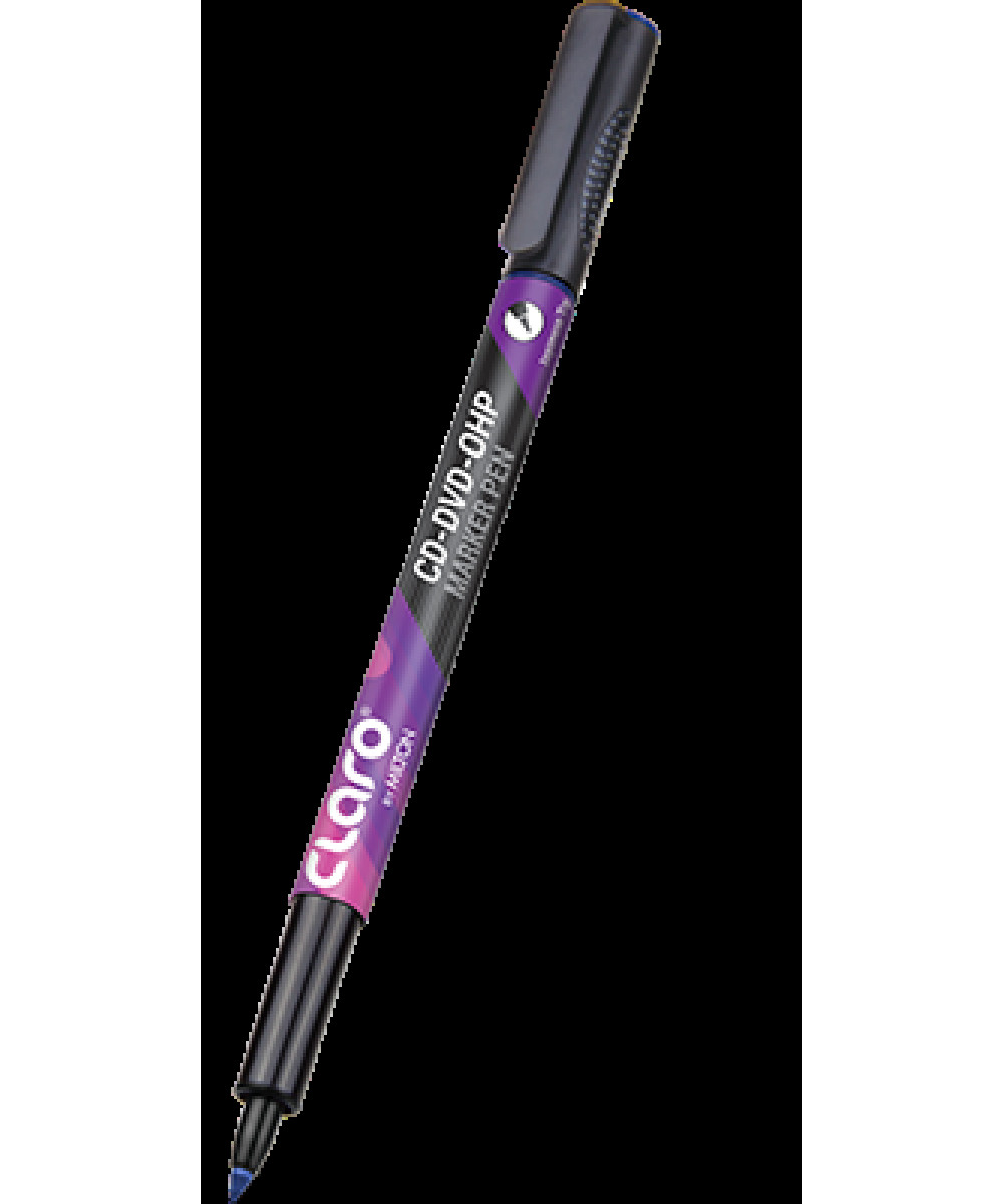 Claro CD/DVD OHP Permanent Marker – Blue Claro CD/DVD OHP Permanent Marker – Blue