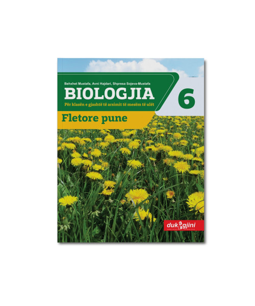 Biologjia 6  fletore pune ( i ri)