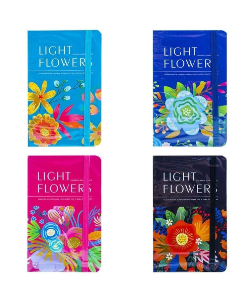 Bllok shĂ«nimesh âLight Flowerâ me kapĂ«se elastike â Dizajne tĂ« ndryshme Bllok shĂ«nimesh âLight Flowerâ me kapĂ«se elastike â Dizajne tĂ« ndryshme