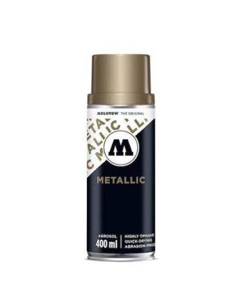 MOLOTOW Metallic Spray Paint 400ml â Gold MOLOTOW Metallic Spray Paint 400ml â Gold