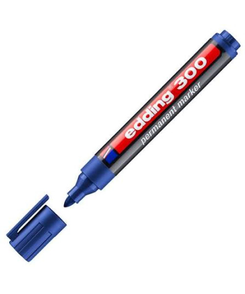 Edding 300 Permanent Marker â Blue Edding 300 Permanent Marker â Blue