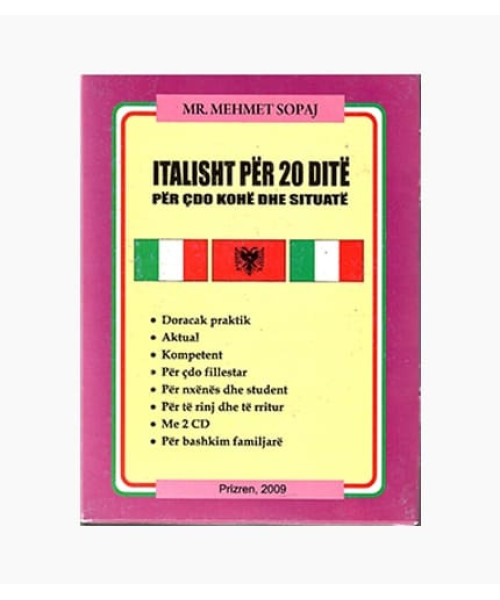 Italisht për 20 Ditë – Për çdo kohë dhe situatë (me CD) Italisht për 20 Ditë – Për çdo kohë dhe situatë (me CD)