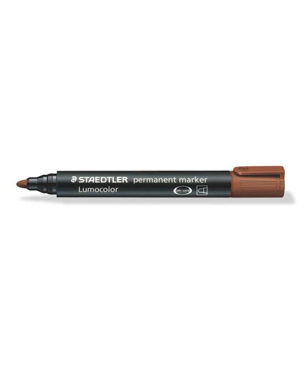 Staedtler Lumocolor Permanent Marker – Brown Staedtler Lumocolor Permanent Marker – Brown