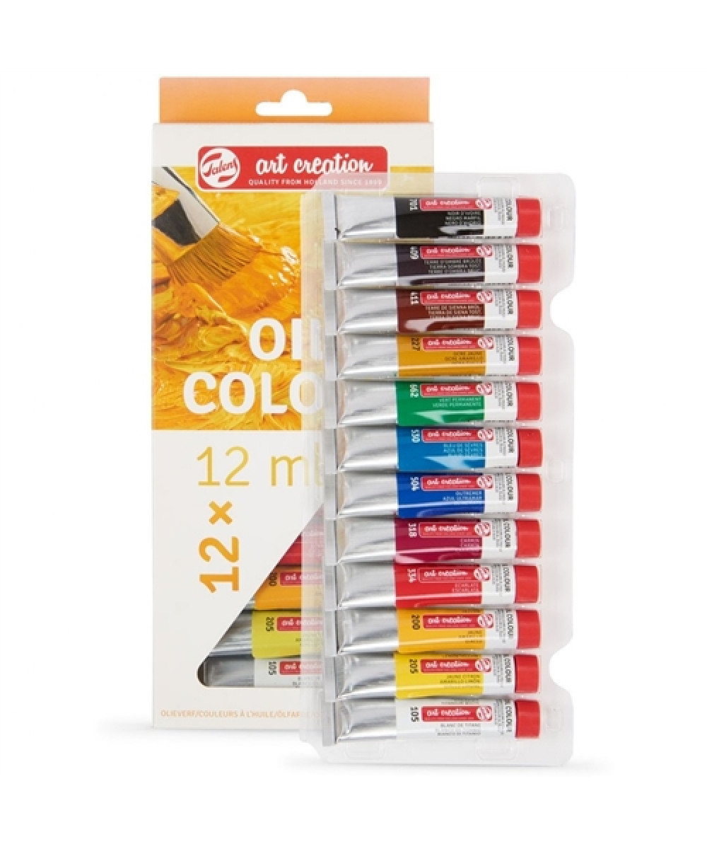 Talens Art Creation – Oil Colours Set 12 Ngjyra (12 ml) Talens Art Creation – Oil Colours Set 12 Ngjyra (12 ml)