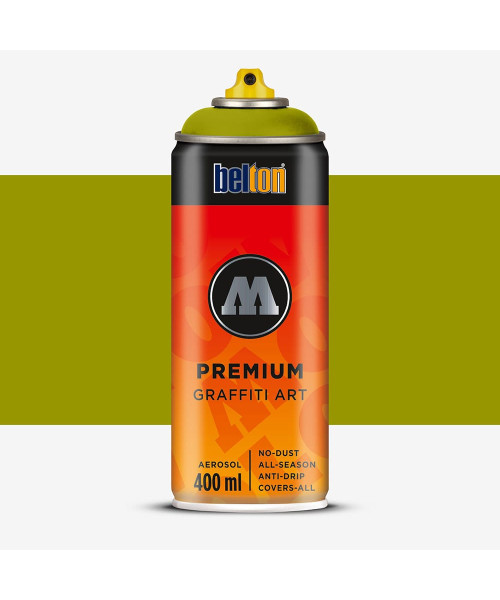 Belton Premium Graffiti Art Spray Paint 400ml â Olive Green Belton Premium Graffiti Art Spray Paint 400ml â Olive Green