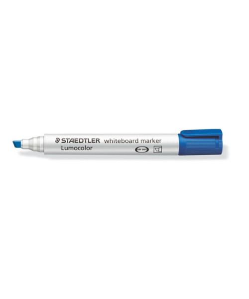 Staedtler Lumocolor Whiteboard Marker â Blue (Chisel Tip) Staedtler Lumocolor Whiteboard Marker â Blue (Chisel Tip)