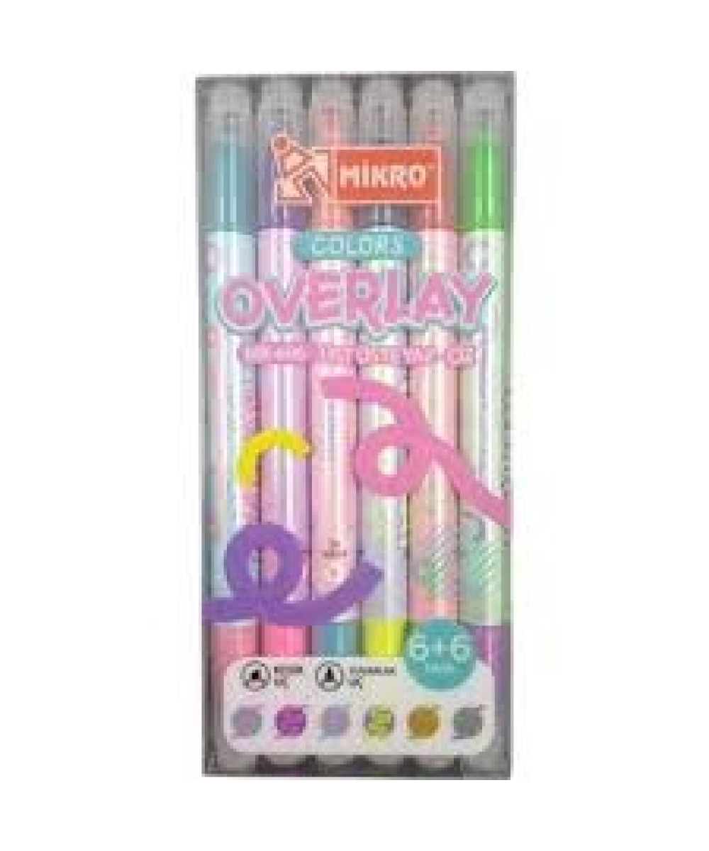 Mikro Overlay Colors – Set Markerësh me 6 Ngjyra Mikro Overlay Colors – Set Markerësh me 6 Ngjyra