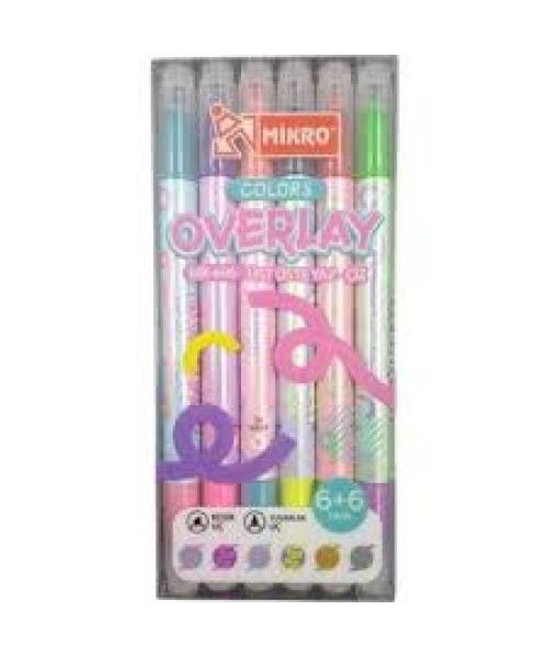 Mikro Overlay Colors â Set MarkerĂ«sh me 6 Ngjyra Mikro Overlay Colors â Set MarkerĂ«sh me 6 Ngjyra
