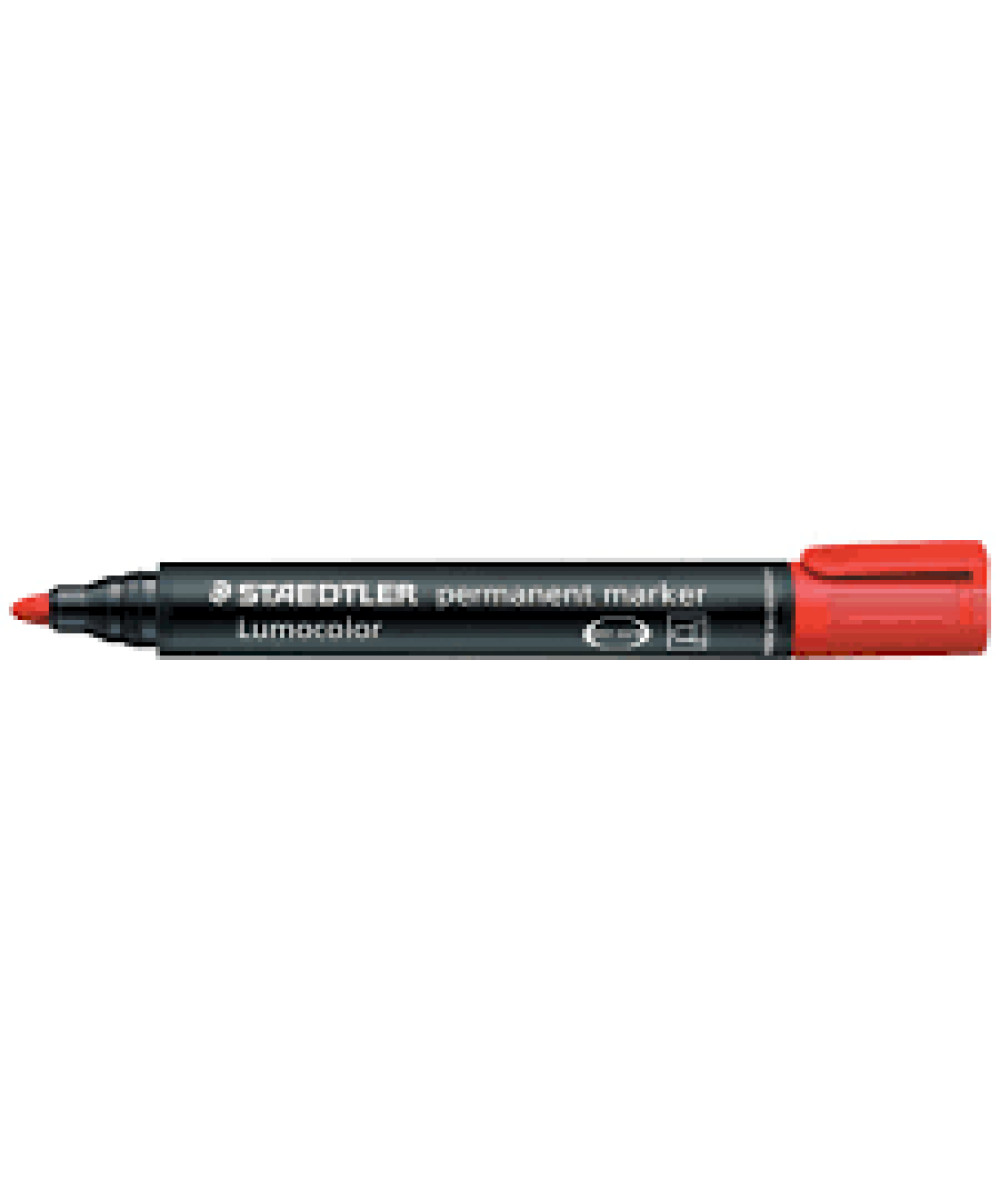 Staedtler Lumocolor Permanent Marker – Red Staedtler Lumocolor Permanent Marker – Red