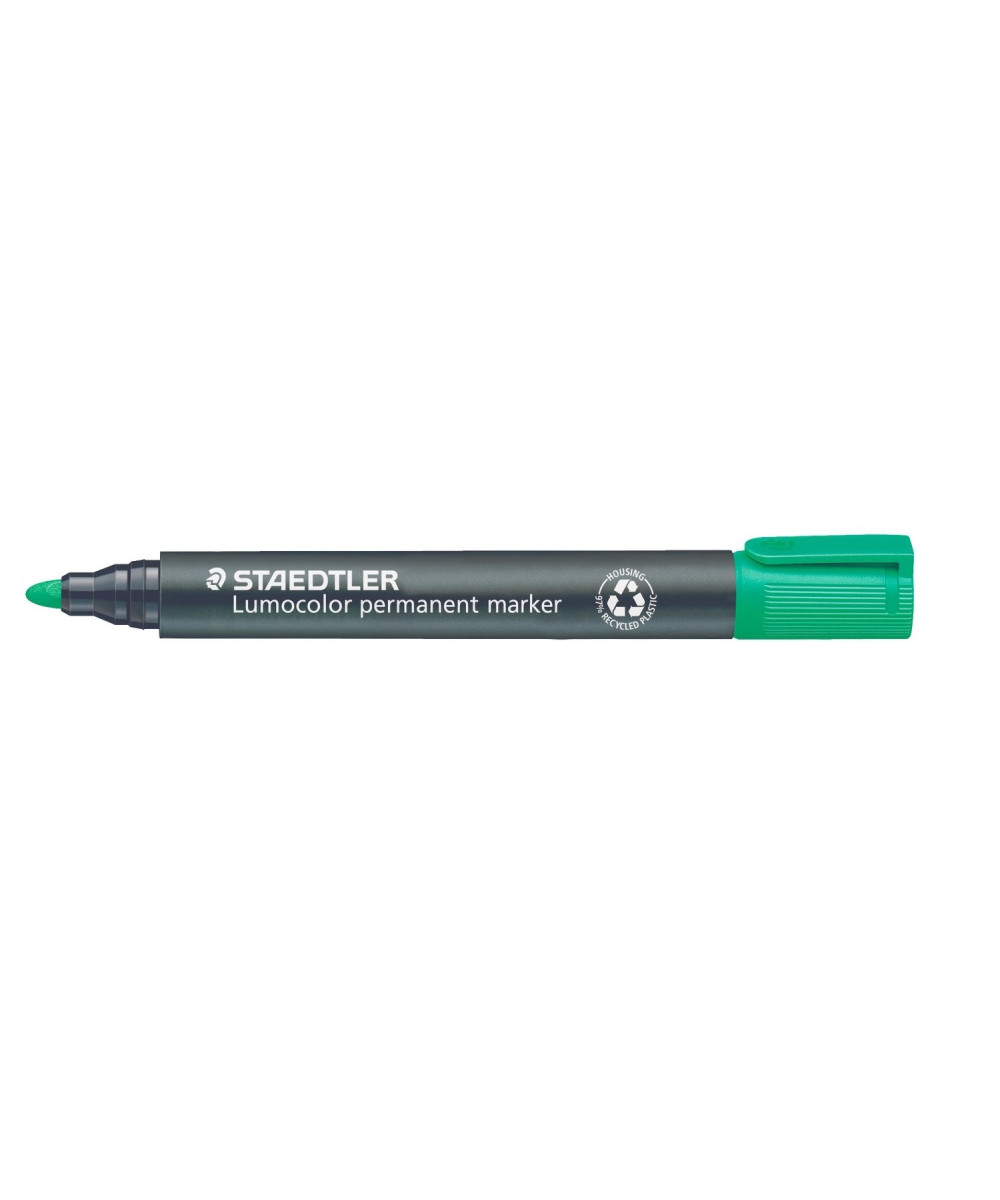 Staedtler Lumocolor Permanent Marker – Green Staedtler Lumocolor Permanent Marker – Green