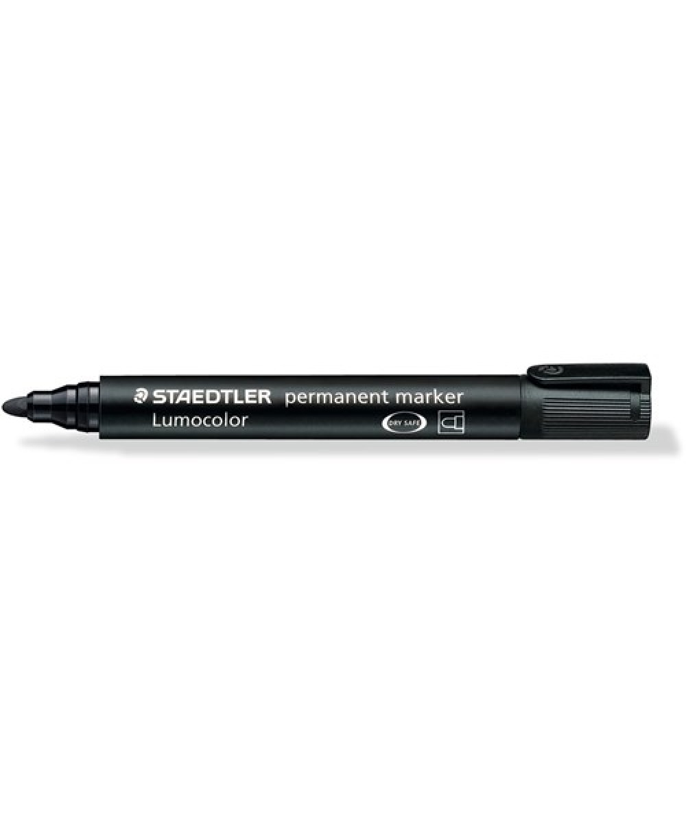 Staedtler Lumocolor Permanent Marker – Black Staedtler Lumocolor Permanent Marker – Black