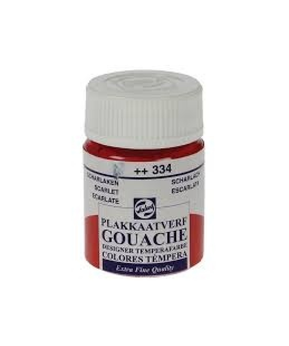 Talens Gouache Extra Fine 334 – Scarlet Talens Gouache Extra Fine 334 – Scarlet