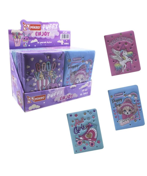 Fletore Puffy Enjoy Mikro A6 â 96 FletĂ« Fletore Puffy Enjoy Mikro A6 â 96 FletĂ«