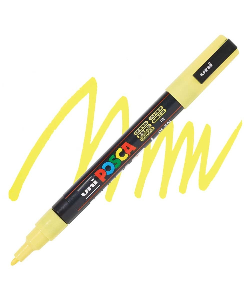 UNI POSCA PC-3M Marker – Yellow (E Verdhë) UNI POSCA PC-3M Marker – Yellow (E Verdhë)