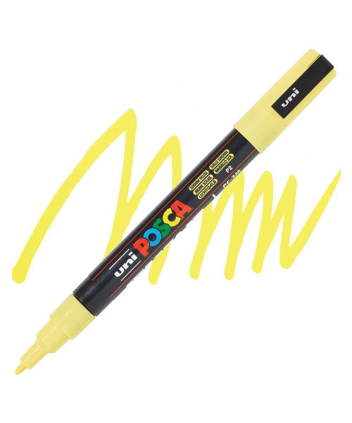 UNI POSCA PC-3M Marker â Yellow (E VerdhĂ«) UNI POSCA PC-3M Marker â Yellow (E VerdhĂ«)