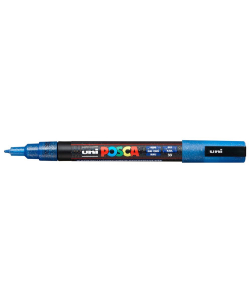 UNI POSCA Glitter Marker â Blu me Efekt ShkĂ«lqyes UNI POSCA Glitter Marker â Blu me Efekt ShkĂ«lqyes