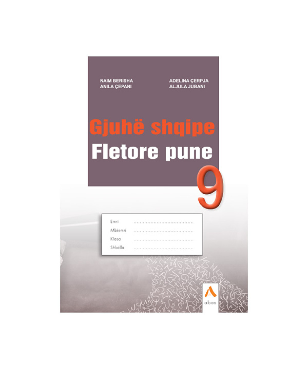 Gjuhe shqipe 9 fletore pune Albas