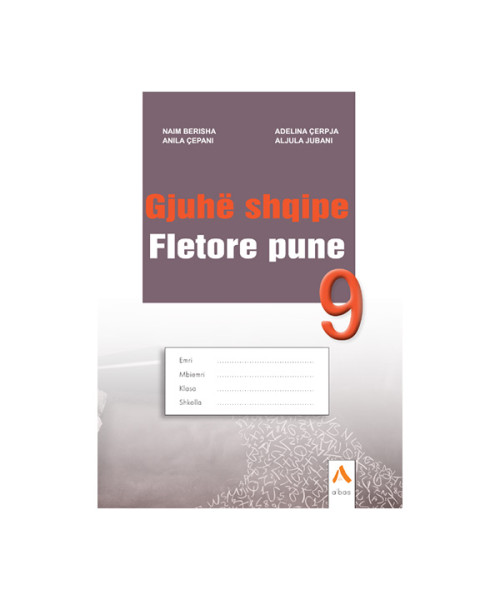 Gjuhe shqipe 9 fletore pune Albas