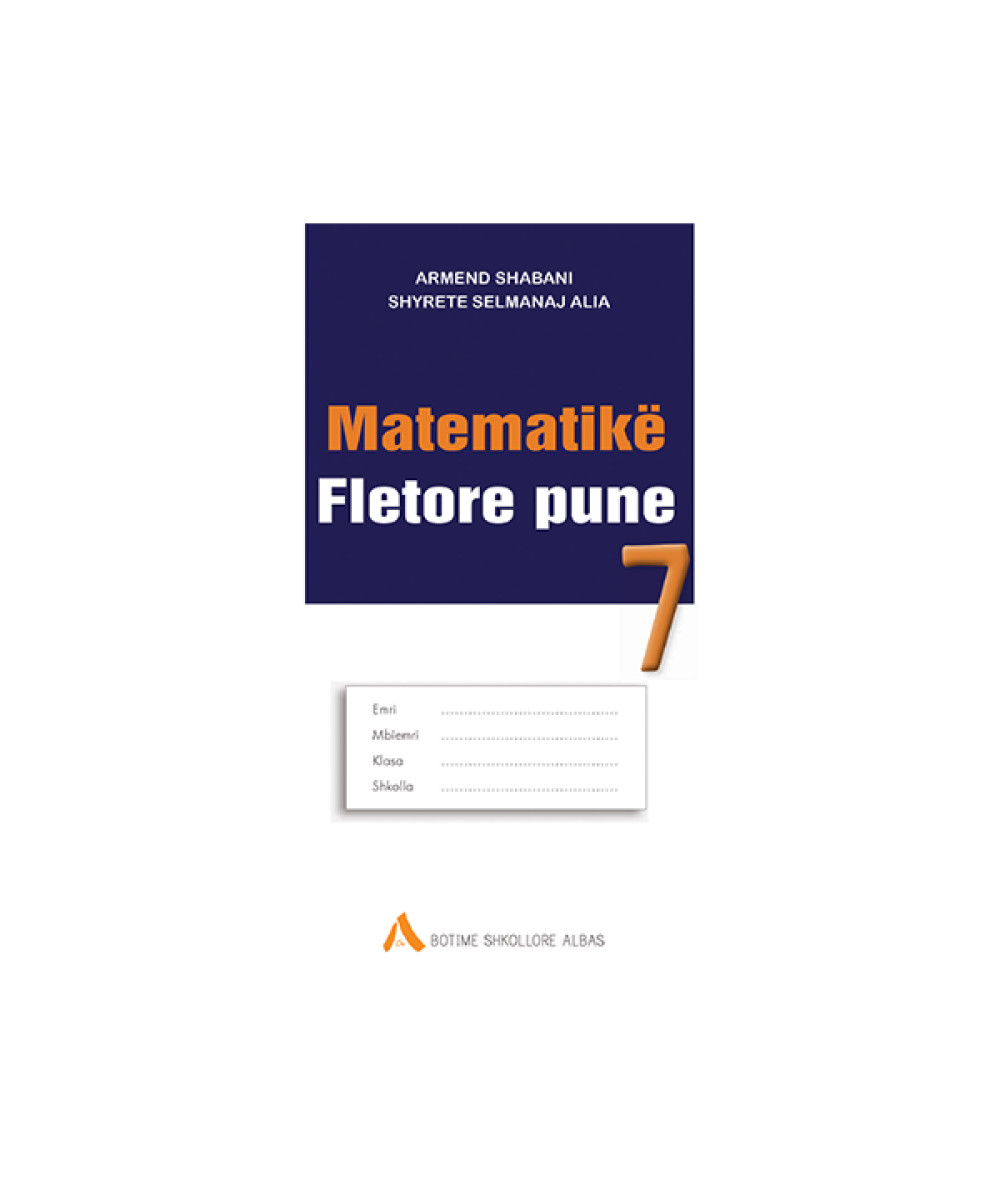 Matematika 7  fl pune Albas