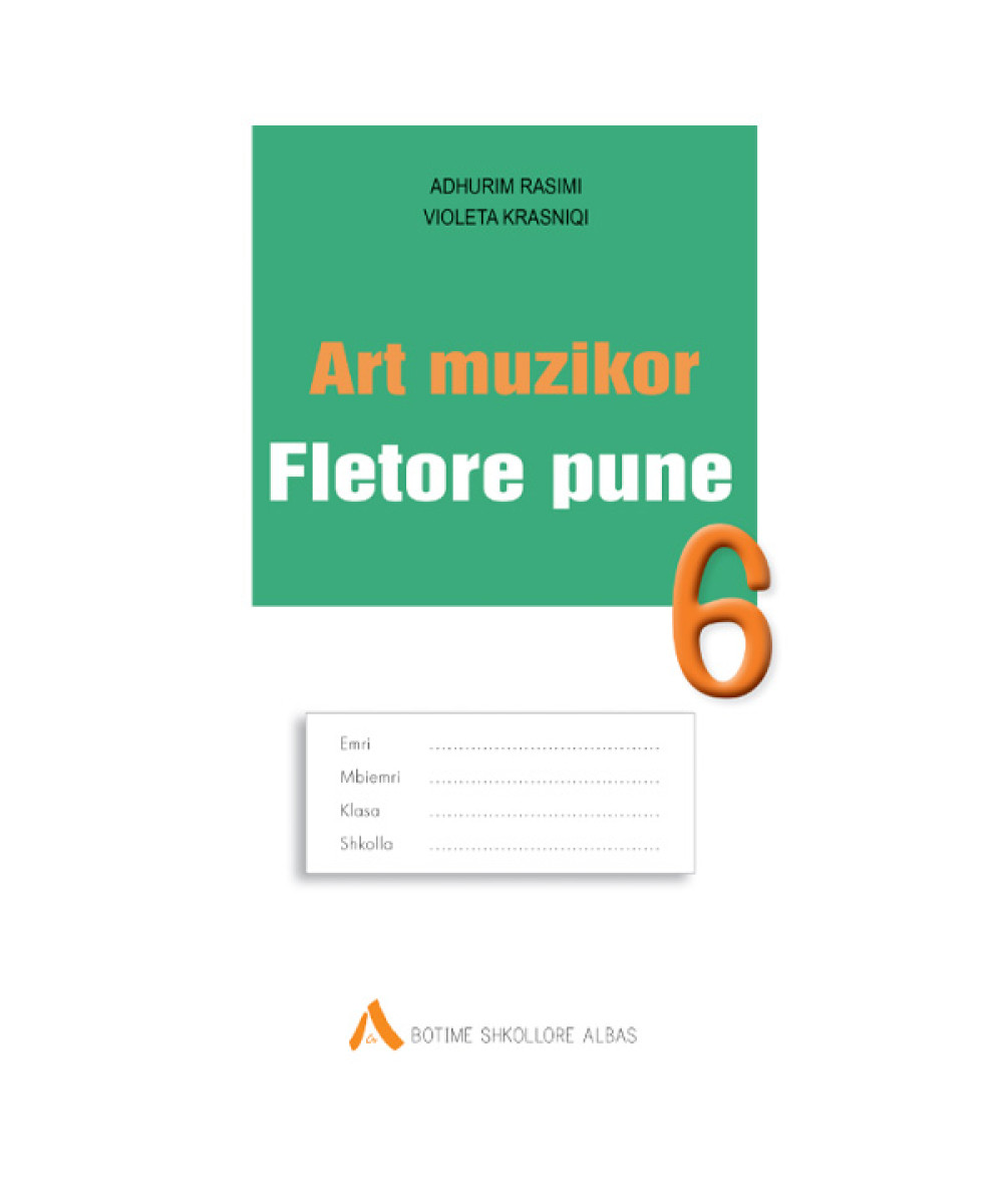 Art muzikor 6 fletore Pune Albas
