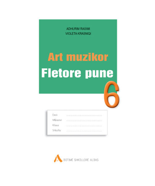 Art muzikor 6 fletore Pune Albas Art muzikor 6 fletore Pune Albas