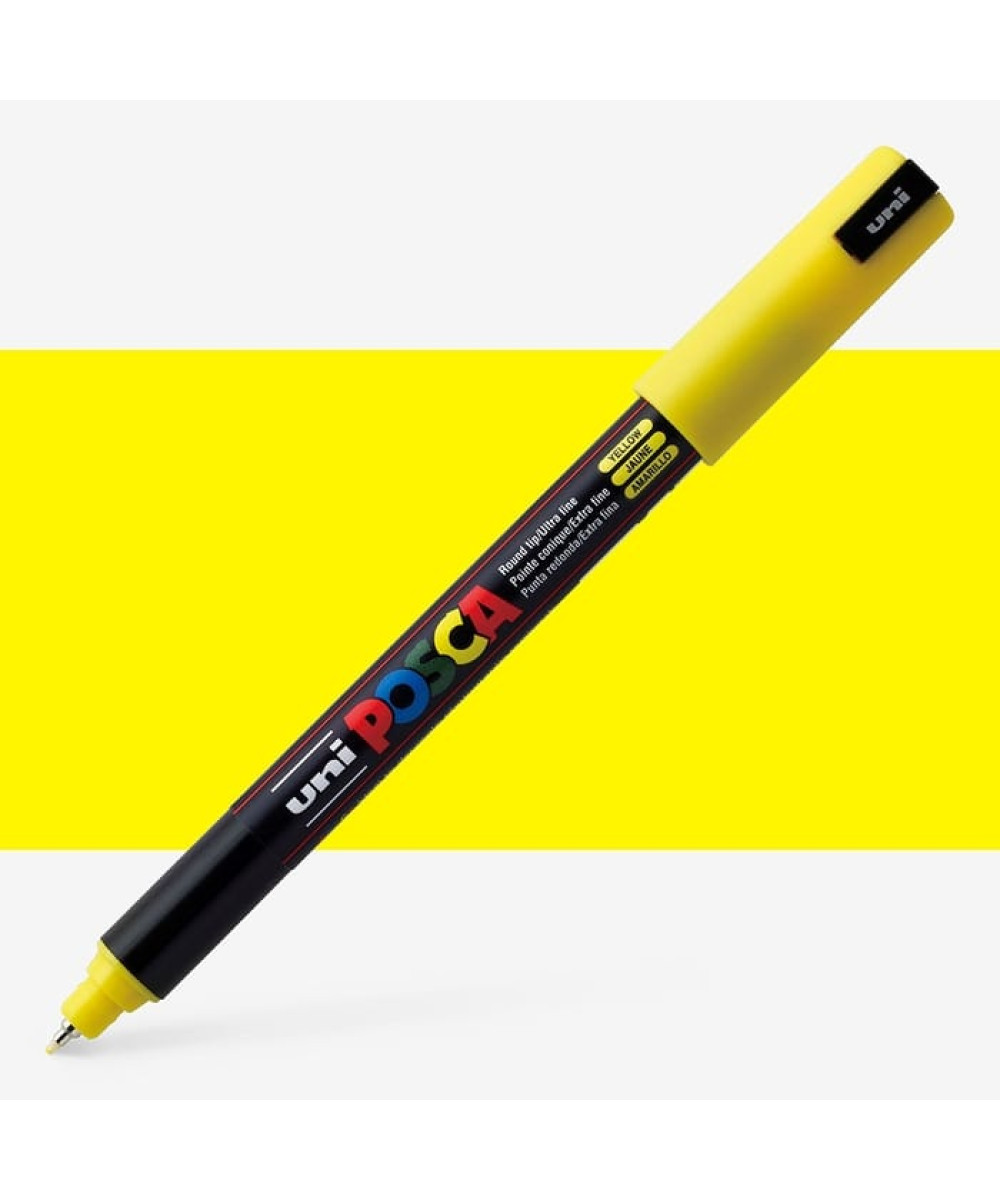 UNI POSCA PC-1M Marker – Ngjyrë e Verdhë UNI POSCA PC-1M Marker – Ngjyrë e Verdhë