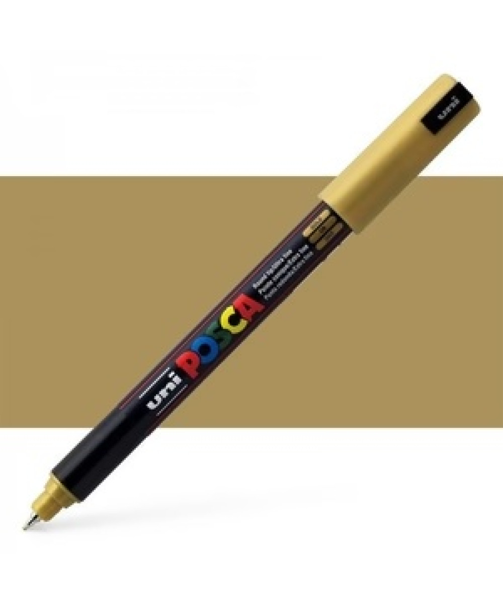 UNI POSCA PC-1M Marker – Ngjyrë Gold (Ari) UNI POSCA PC-1M Marker – Ngjyrë Gold (Ari)