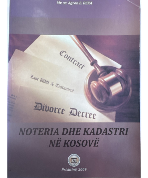 Noteria dhe Kadastri në Kosovë Noteria dhe Kadastri në Kosovë
