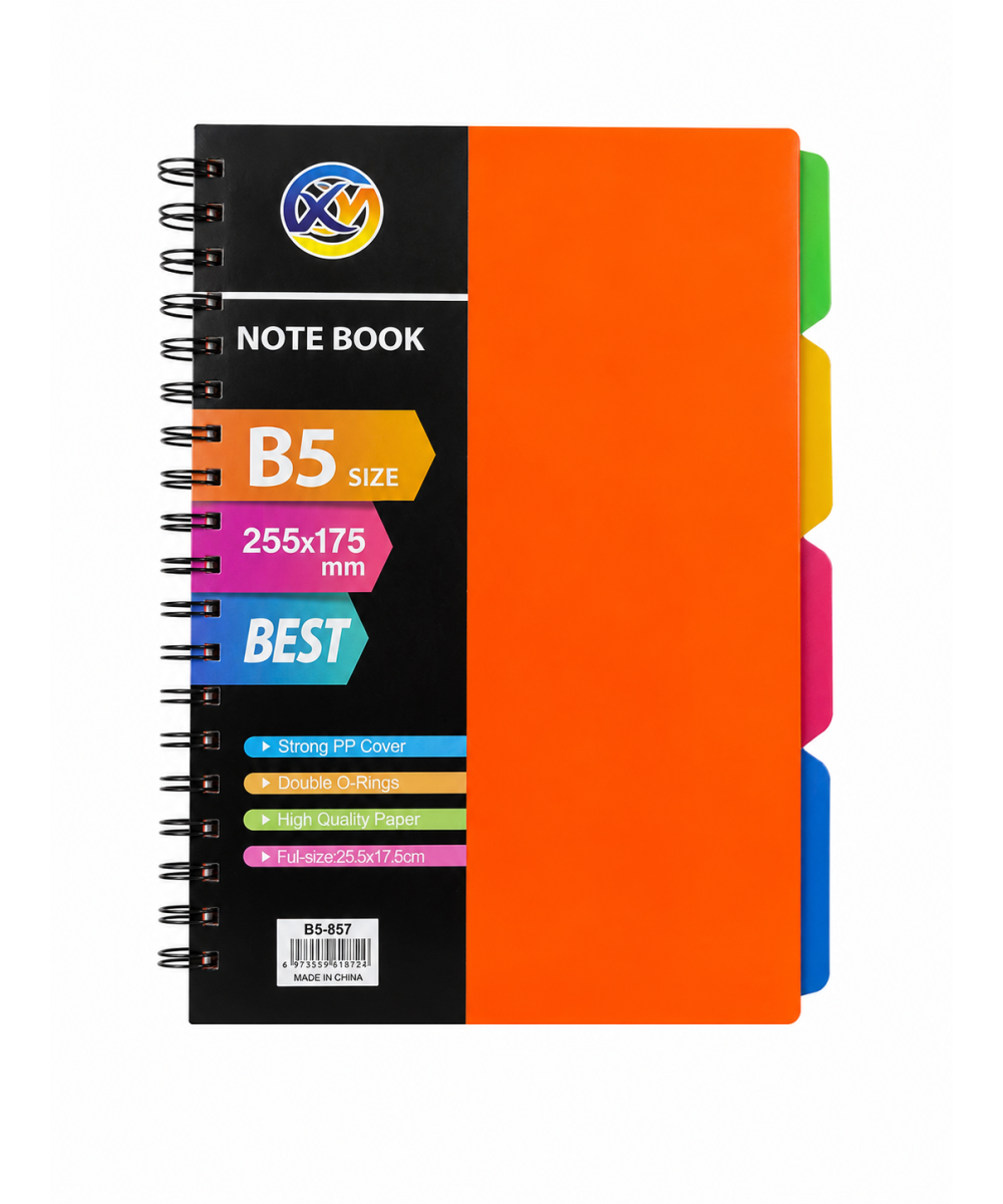 Fletore B5 857 me spirale A12-3 Fletore B5 857 me spirale A12-3