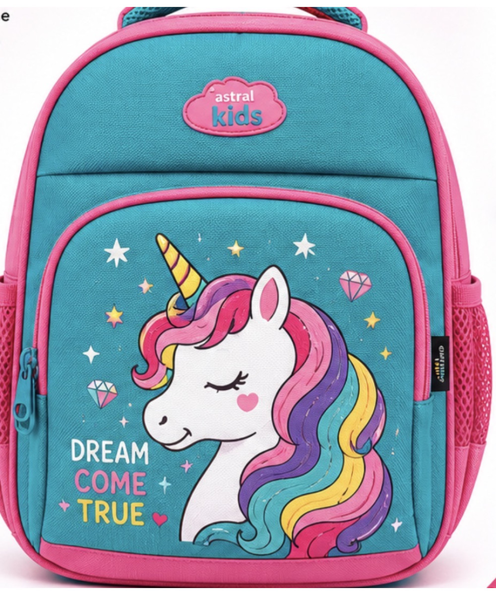 Çantë për Parashkollor Astral Kids Unicorn Dream Dimensionet: 28 × 22 × 10 cm Çantë për Parashkollor Astral Kids Unicorn Dream Dimensionet: 28 × 22 × 10 cm