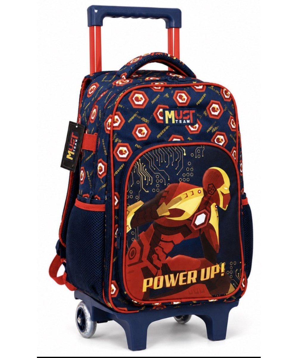 Çantë Shkolle me Rrota – MUST TEAM Power Up Çantë Shkolle me Rrota – MUST TEAM Power Up