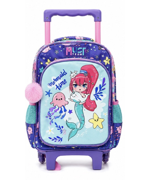Çantë me rrota për Parashkollor – Mermaid Time